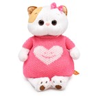 Мягкая игрушка «Ли-Ли», в вязаном платье с сердцем», 24 см - фото 302182718