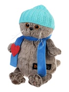 Мягкая игрушка «Басик в шапке и шарфе с сердечком», 19 см - Фото 11