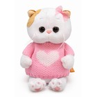 Мягкая игрушка «Ли-Ли BABY», в свитере с сердцем, 20 см - фото 8540062