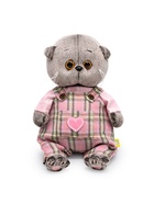 Мягкая игрушка «Басик BABY», в комбинезоне с сердечком, 20 см - Фото 3