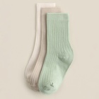 Носки детские SL Home 3 пары, размер 18-20, молочн/оливк - фото 25451511