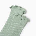 Гольфы детские 2 пары Крошка Я BASIC LINE, 10-12 см, молочный, оливковый - Фото 2