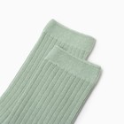 Гольфы детские 2 пары Крошка Я BASIC LINE, 12-14 см, зеленый, бежевый - Фото 2