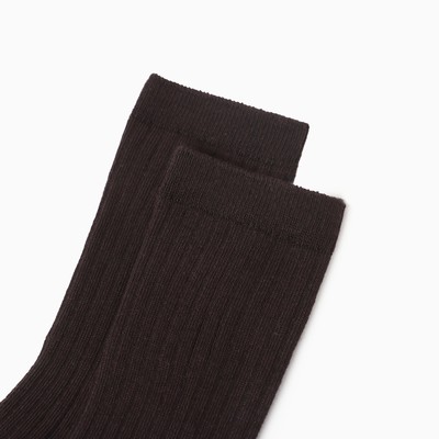 Гольфы детские 2 пары Крошка Я BASIC LINE, 8-10 см, коричневый, синий