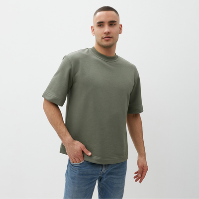 Футболка мужская MINAKU: Basic line MAN цвет хаки, размер 50