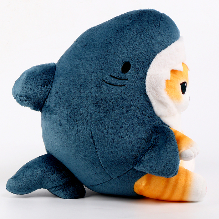Мягкая игрушка «Котик-акула», 35 см