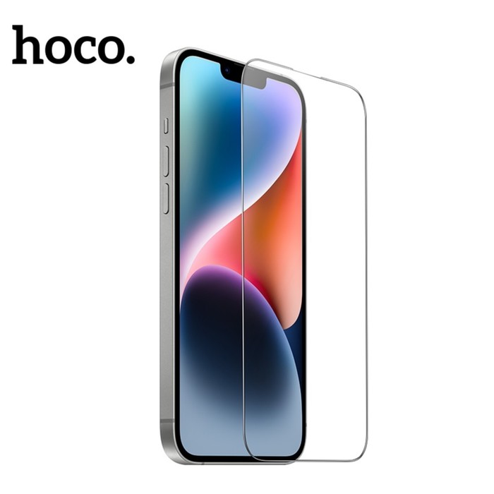 Защитное стекло Hoco для Iphone 15 Plus/16 Plus, Full-screen, 0.4 мм, полный клей