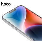 Защитное стекло Hoco для Iphone 15 Plus, Full-screen, 0.4 мм, полный клей - фото 9046527