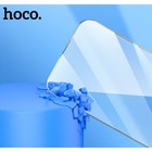 Защитное стекло Hoco для Iphone 15 Plus/16 Plus, Full-screen, 0.4 мм, полный клей - Фото 8