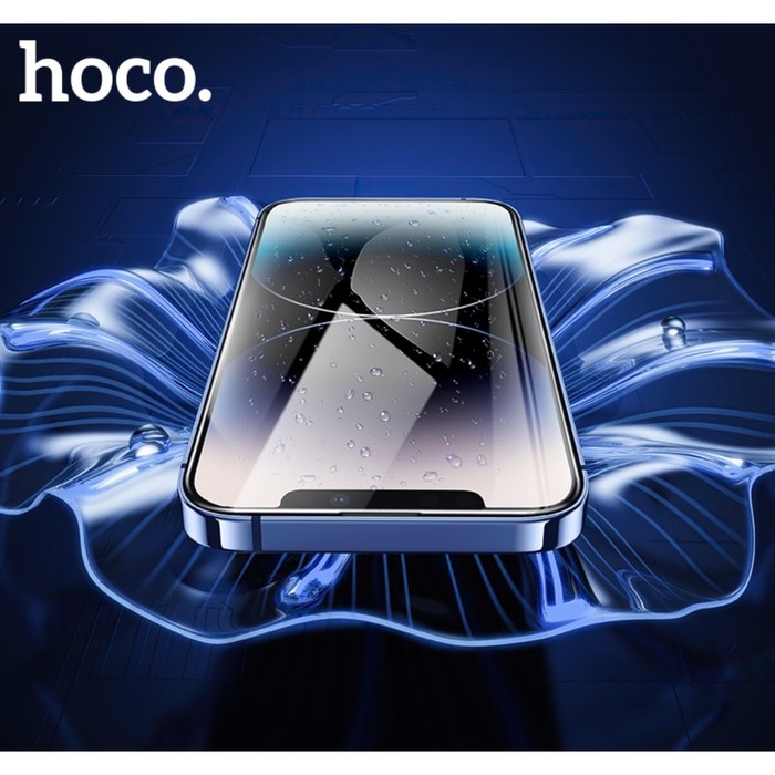 Защитное стекло Hoco для Iphone 15 Plus, Full-screen, 0.4 мм, полный клей