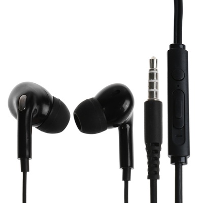 Наушники BYZ S871, проводные, вакуумные, микрофон, 3.5 мм, 1.2 м, чёрные