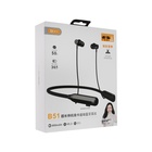 Наушники спортивные беспроводные, BYZ B51, вакуумные, Bluetooth 5.3, с микрофоном, 400 мАч, чёрные - Фото 8