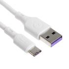 Кабель BYZ X6, Type-C - USB, 66 Вт, 5 А, 1.5 м, PD, силикон, белый - фото 321116402