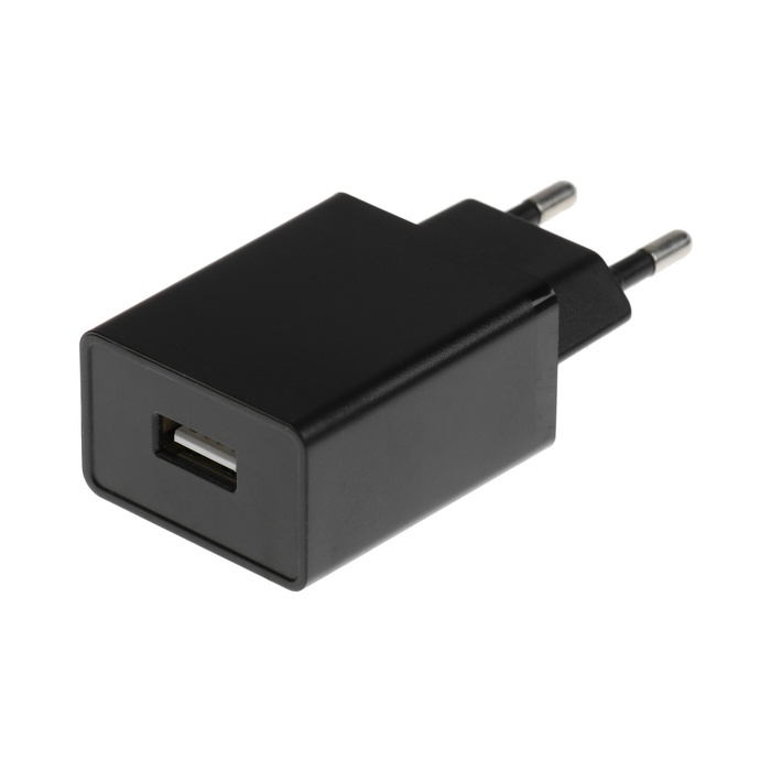 Сетевое зарядное устройство BYZ DAY016, 1 USB, 2.4, чёрный - Фото 1