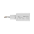 Сетевое зарядное устройство BYZ U40, 1 USB, 18 Вт, 5 А, кабель USB - Type-C, 1 м, PD, белый - Фото 4