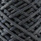 Шнур для вязания 35% хлопок,65% полипропилен 3 мм 85м/160±10 гр (Джинс/графит) - Фото 3