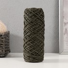Шнур для вязания 35% хлопок,65% полипропилен 3 мм 85м/160±10 гр ( Хаки/болотный) - фото 321087379