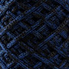 Шнур для вязания 35% хлопок,65% полипропилен 3 мм 85м/160±10 гр (Сапфир/черный) - Фото 3