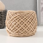 Хлопковый шнур 3 мм 220м/240±5 гр Градиент "Лето" (печенье/белый) - фото 23713867