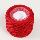 Хлопковый шнур 3 мм 220м/240±5 гр Градиент "Лето" (красный/белый) - фото 321087427