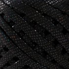 Трикотажная пряжа металлик "Змеиная чешуя" 100 г (Черный) - фото 24295867