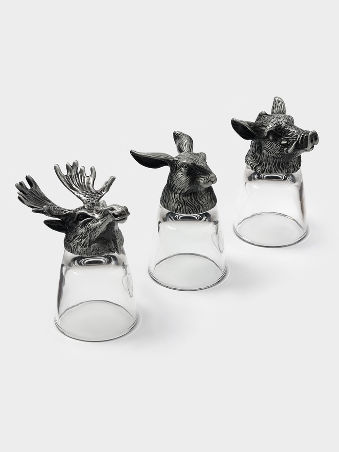 Подарочный набор рюмок-перевёртышей «Настоящему мужчине», на 3 персоны, рюмка 50 мл, стекло, металл - Фото 1