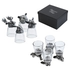 Подарочный набор рюмок-перевёртышей «Настоящему мужчине», на 4 персоны, рюмка 50 мл, карты - Фото 3