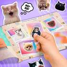 Альбом 250 наклеек «Мемные котики» - Фото 5