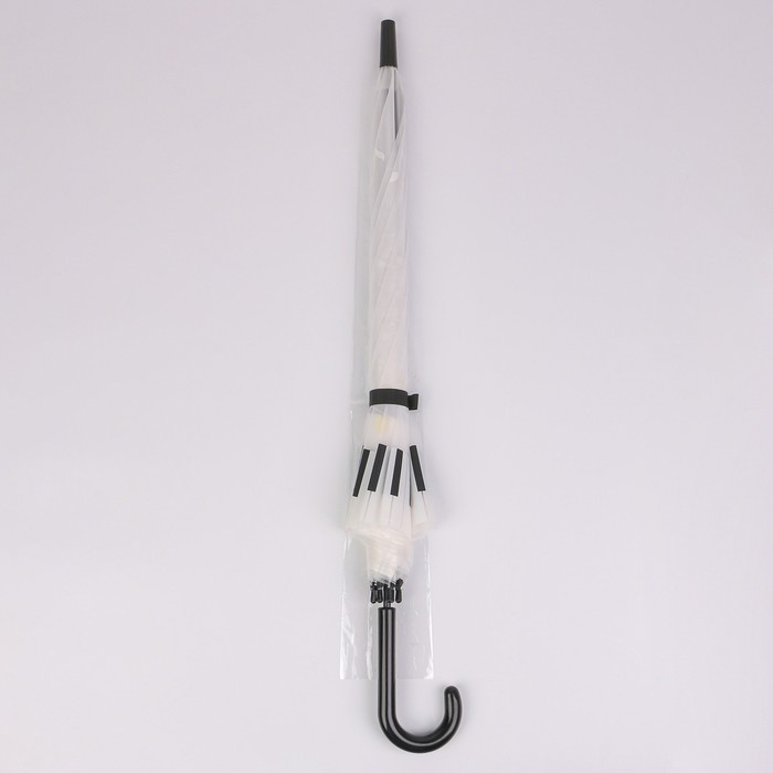 Зонт - трость полуавтоматический «Ноты», 8 спиц, R = 46 см, рисунок МИКС - фото 1908051079