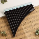 Пан-флейта Music Life 18 трубок, черная, C, 26 х 25 см - Фото 2