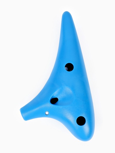 Окарина Music Life 12 отверстий, синяя, 17.5×9.5×4.5 см
