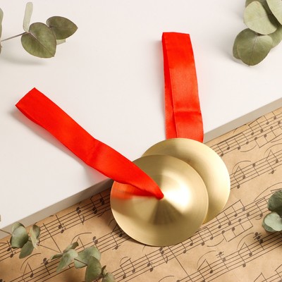 Музыкальные тарелки ручные Music Life «Яркость», 9 см