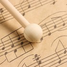 Музыкальный инструмент Гонг Music Life 15 см, колотушка в комплекте - фото 9619102