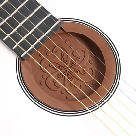 Сурдина для гитары Music Life, коричневая, d-10 см
