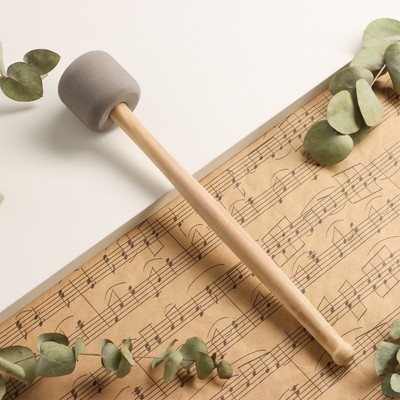 Молоток-колотушка для барабана Music Life, серый, 33×5 см