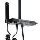 Душевая система ZEIN Z3686, верхняя и ручная лейка, ПВХ шланг, гигиенический набор, черная - Фото 14