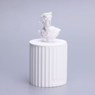 Свеча в бетоне ароматическая "Аполлон", 13х7 см, душистый жасмин, соевый воск, 160 г - Фото 3