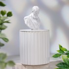 Свеча в бетоне ароматическая "Микеланджело", цветочный сад, 13х7 см, соевый воск, 160 г - фото 3300139