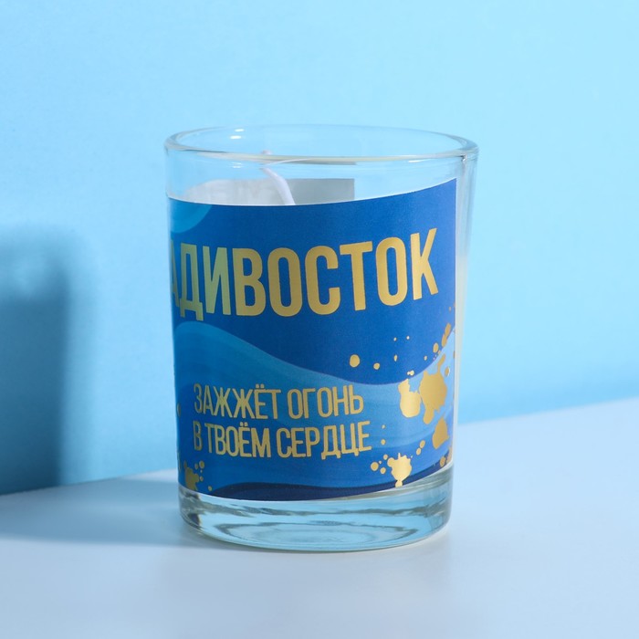 Свеча "Владивосток"  8,3 х 5,3 х 8,3 см