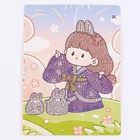 Алмазная вышивка «Мичико», 13.7×18.3 см, картон, с частичным заполнением - Фото 3