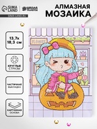 Алмазная вышивка «Момоэ» 13.7×18.3 см, картон, с частичным заполнением - Фото 1