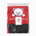 Фартук детский Этель Bear 44*60см, цв. красный, 100% п/э - фото 54768829