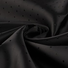 Ткань подкладочная «Горох», двусторонняя, 100 % вискоза, 1 × 1,4 м, цвет чёрный - Фото 3