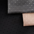 Ткань подкладочная «Горох», двусторонняя, 100 % вискоза, 1 × 1,4 м, цвет чёрный - Фото 5