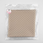 Ткань подкладочная «Горох», двусторонняя, 100 % вискоза, 1 × 1,4 м, цвет бежевый - Фото 7