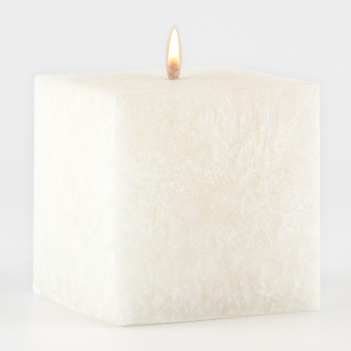 Свеча интерьерная For comfort, белая, 5 х 5 см