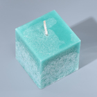 Свеча декоративная For comfort, бирюзовая, 5×5 см - Фото 2