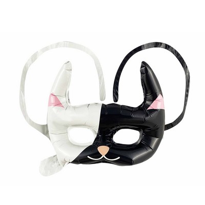 Шар фольгированный маска «Милый котик»