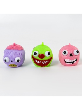 Антистресс игрушка - мялка «Страшилка», виды МИКС (комплект 24 шт)