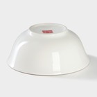 Соусник «Золотая линия», 240 мл, d=10.5 см, фарфор, белый - Фото 3